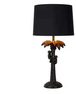 Lampy Lucide Lucide 10505/81/30 - Stolní lampa COCONUT 1xE27/40W/230V černá 