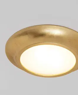 Stropní svítidla Holländer Zlaté keramické stropní světlo Spettacolo