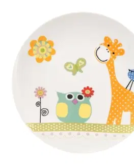 Talíře Orion Dětský mělký talíř Žirafa, 21 cm