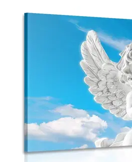 Obrazy andělů Obraz pečlivý andílek na nebi