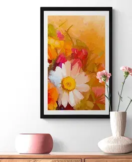 Květiny Plakát s paspartou nádherná kytice