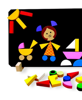 Hračky puzzle DETOA - Děti Magnetické Puzzle