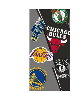 Ručníky Froté osuška Basketbalové Týmy NBA, 70 x 140 cm