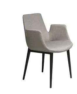 Luxusní jídelní židle Estila Moderní židle Forma Moderna s vysokými bočními opěrkami 82cm