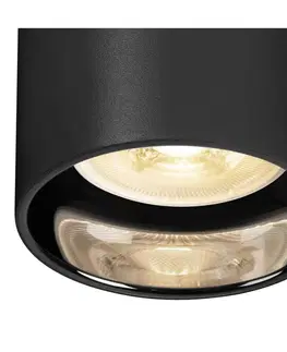 Moderní závěsná svítidla BIG WHITE (SLV) ASTO TUBE závěsné svítidlo, GU10, délka závěsu 250 cm, max. 2x 10 W, černá 1006433