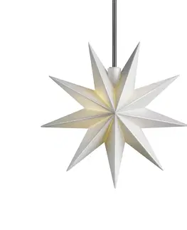Vánoční světelná hvězda STERNTALER Sterntaler LED hvězda 9cípá bílá