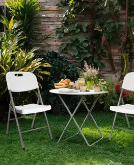 Zahradní židle a křesla TZB Cateringová židle BACK bílá