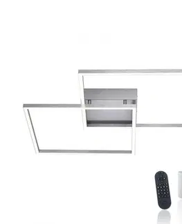 Designová stropní svítidla PAUL NEUHAUS Q-INIGO LED stropní svítidlo, Smart-Home, hranaté 2700-5000K PN 6429-55