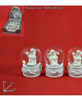 Sošky, figurky - andělé PROHOME - Sněžítko anděl 5cm různé druhy