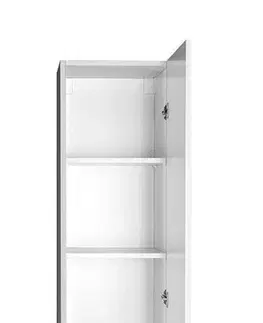 Koupelnový nábytek AQUALINE ZOJA/KERAMIA FRESH skříňka vysoká 35x184x29cm, bílá 51220