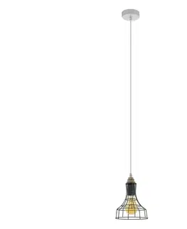 Svítidla Eglo Eglo 33035 - Lustr na lanku ITCHINGTON 1xE27/60W/230V pr. 18 cm 