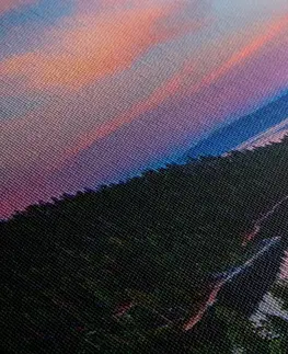 Obrazy přírody a krajiny Obraz jezero při západu slunce