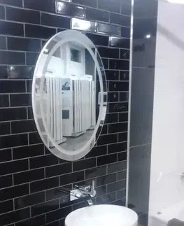 Koupelnová zrcadla HOPA Zrcadlo s LED osvětlením BEČVA Rozměr A 60 cm, Rozměr B 3 cm, Rozměr C 80 cm ZRBECV8060