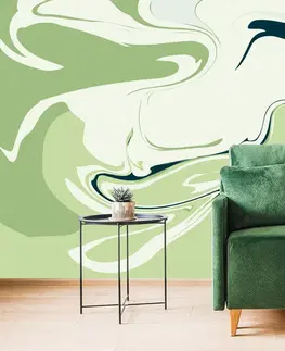 Abstraktní tapety Tapeta abstraktní zelený vzor