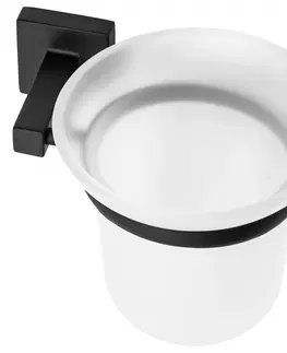 Koupelnové doplňky Tutumi Držák na WC kartáč REA Easy IV černý