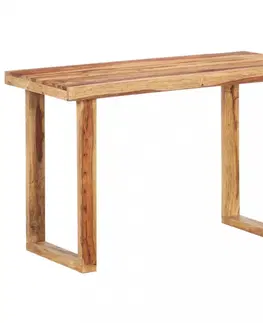 Jídelní stoly Jídelní stůl masivní dřevo Dekorhome 140x70x76 cm