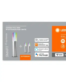Svítidla s bodcem do země OSRAM LEDVANCE SMART+ Wifi Garden Pole Mini 3P Ext RGB + W 4058075478237