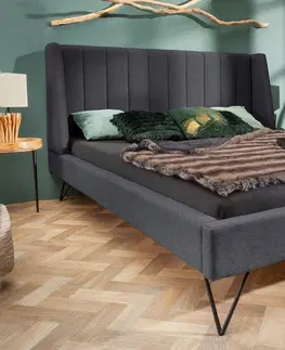 Designové postele LuxD Designová postel Phoenix 180 x 200 cm antracit
