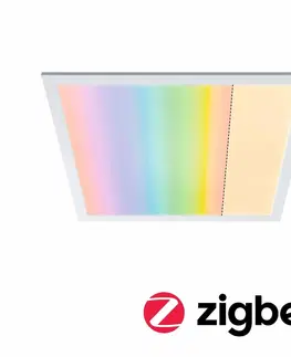 Chytré osvětlení PAULMANN LED Panel SmartHome Zigbee Amaris hranaté 595x595mm 35W RGBW 2.700K bílá mat 798.09
