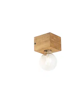 Nastenna svitidla Venkovská nástěnná lampa dřevo - Bloc