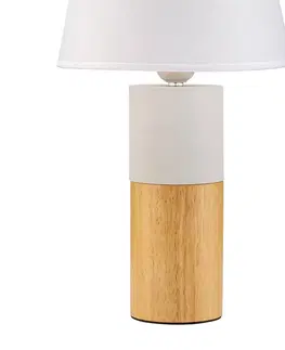 Stolní lampy Pauleen Pauleen Woody Elegance stolní lampa, dřevo/textil