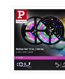 LED osvětlení Paulmann Paulmann 70514 - LED RGB/15W Stmívatelný pásek SIMPLED 7,5m 230V + DO 