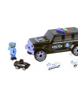 Hračky RAPPA - Auto policie - garáž pro auta