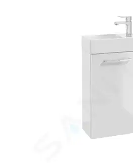 Koupelnový nábytek Kielle Vega Skříňka s umývátkem, 40x68x22 cm, lesklá bílá 50018S40