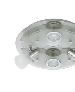 LED osvětlení Briloner Briloner 3560-042 - LED Stropní bodové svítidlo VASO 2xGU10/3W + 2xE14/3,2W/230V 