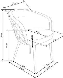Židle Jídelní křeslo K430 Halmar Béžová