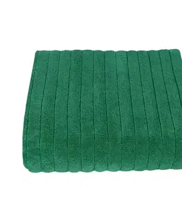 Ručníky Ručník nebo osuška, Mikrobavlna Deluxe, tmavě zelená 50 x 95 cm