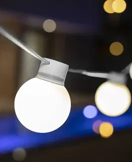 Světelné venkovní řetězy Newgarden Newgarden Bruna LED solární světelný řetěz