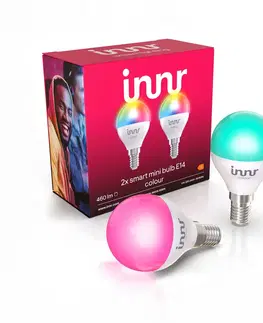 Chytré žárovky Innr Lighting Innr LED žárovka Smart Mini Bulb E14 4,8W RGBW 460lm 2x