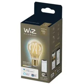 LED žárovky LED Žárovka WiZ Tunable White Filament Amber 8718699787219 E27 A60 6,7-50W 640lm 2000-5000K, stmívatelná