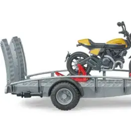 Hračky BRUDER - 02589 Land Rover s přívěsem a motocyklem