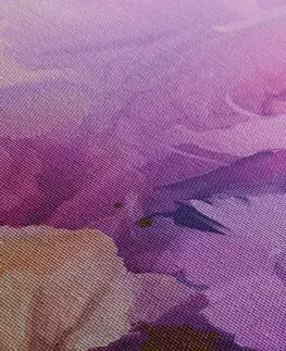 Obrazy zátiší Obraz olejomalba barevných květů