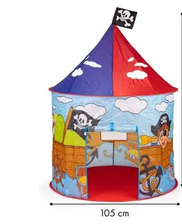 Hračky Dětský stan na hraní s designem pirátů