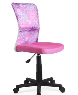 Kancelářské židle HALMAR Kancelářská židle Dango růžová