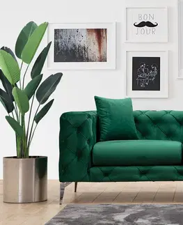 Pohovky a gauče Pohovka COMO dvoumístná zelená