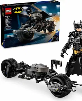 Hračky LEGO LEGO - DC Batman 76273 Sestavitelná figurka: Batman a motorka Bat-Pod