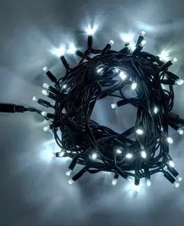 LED řetězy DecoLED LED světelný řetěz - 100m, ledově bílá, 1000 diod