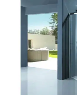 Sprchové kouty HOPA Sprchové dveře ESTRELA BARVA rámu Chrom/Leštěný hliník (ALU), Rozměr A 140 cm, Směr zavírání  Levé (SX), Výplň Čiré bezpečnostní sklo 6 mm BCESTR14CCL