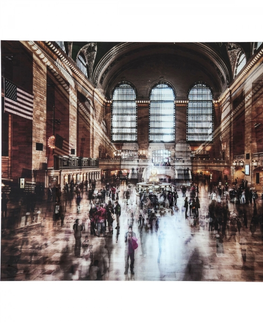 Fotoobrazy KARE Design Skleněný obraz Grand Central Terminal 120x160 m