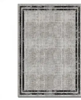 Koberce a koberečky Conceptum Hypnose Koberec Frame 160x230 cm šedý