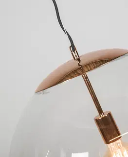 Zavesna svitidla Moderní závěsná lampa měděná 50 cm - Ball