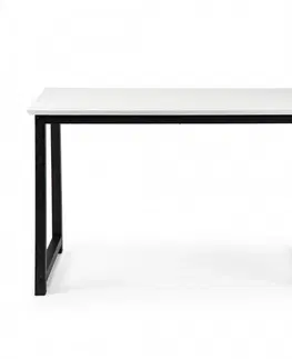 Psací stoly MODERNHOME Psací stůl Max černo-bílý