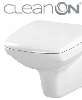 Koupelna CERSANIT ZÁVĚSNÁ MÍSA CARINA NEW CLEANON + SEDATKO K31-046+K98-0068
