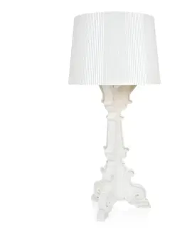 Stolní lampy Kartell Kartell Bourgie LED stolní lampa E14, bílá/zlatá