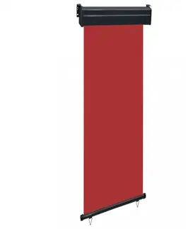 Markýzy Balkonová zástěna 60x250 cm Dekorhome Červená