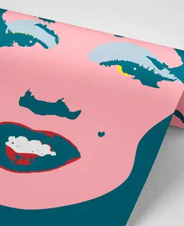 Samolepící tapety Samolepící tapeta Marilyn Monroe v pop art designu